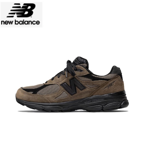 JJJJound x New Balance 990 v3 JJ3 non-slip wear-resistant retro low-top casual running shoes light brown