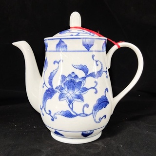กาน้ำขนาดใหญ่ เซรามิค กาน้ำชางามคลาสสิก สไตล์ย้อนยุค ของใช้บ้าน ชงชา 茶壶水壶