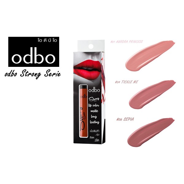 odbo Strong Serie Lip Color Matte Long Lasting