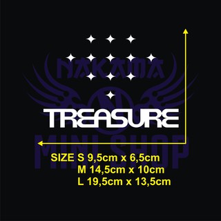 สติ๊กเกอร์ไดคัด  sticker Kpop treasure  สติ๊กเกอร์ติดมือถือ ติดรถ ติดเเก้ว