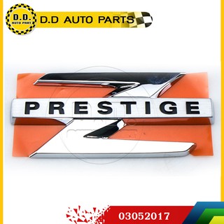 ตัวหนังสือฝาท้าย " Z PRESTIGE " DMAX 2012 แท้ห้าง100%:PPA:03052017