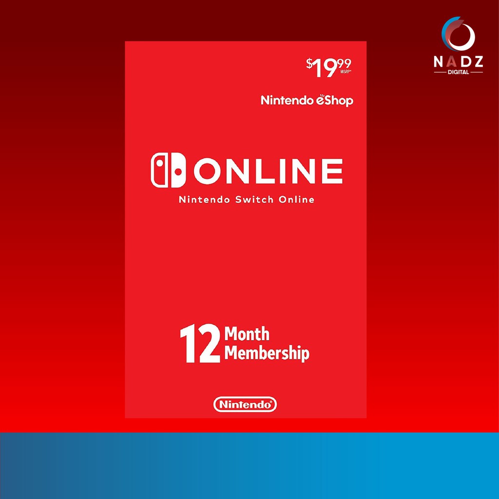 Digital Code Nintendo Switch Online 12 Month Individual ...