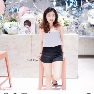 Jumpsuit เกาะอก sherya แท้size m เทา-ดำ