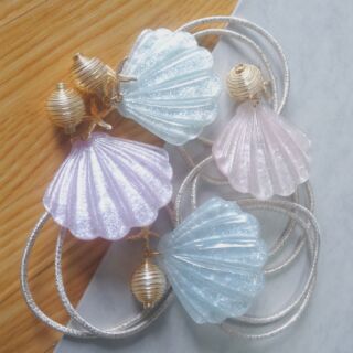 Seashell hair tie ยางรัดผมหอยเชลล์