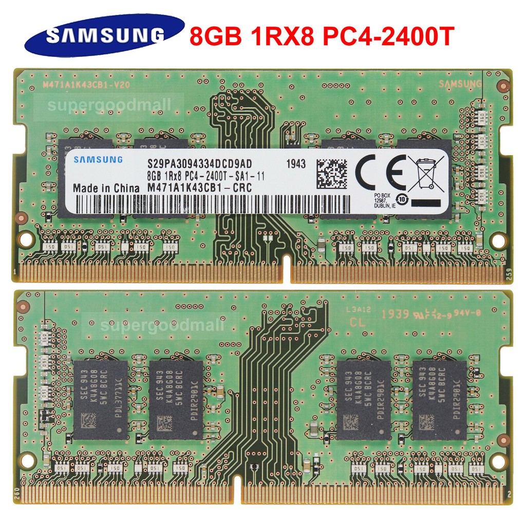 サムスン PC4-25600 DDR4-3200 16GB (2048Mx8 8Chip) ノートPC用