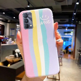 เคสโทรศัพท์ Realme GT Master Edition Realme 8 Pro C21 C25 S C11 2021 4G 5G Casing Rainbow Stripe TPU Soft Phone Case Back Cover เคส