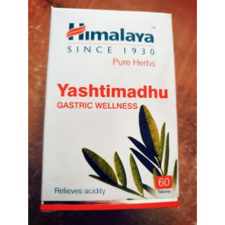 Himalaya Yashtimadhu 60เม็ด ลดกรด ลดกรดไหลย้อน