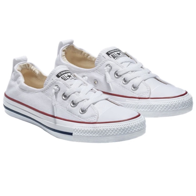 รองเท้าผ้าใบ ผู้หญิง Converse รุ่น ALL STAR SHORELINE สีขาวออกไวท์ OX WHITE  7 US l 37.5 EU. l 24 CM.
