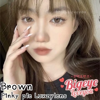 คอนแทคเลนส์🌈Pinky Pie🌈 Brown (Luxzylens) ขนาดมินิ💖 รุ่นฮิตล่าสุดจากเกาหลี