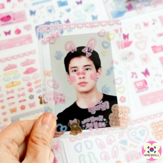 [Daiso Korea] Photo Card Decoration Epoxy Sticker (2ea) (Diary Decorating, Photo Card Decorating)