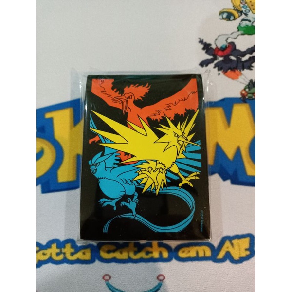 Pokemon Card Sleeve Featuring Moltres&Zapdos&Articuno