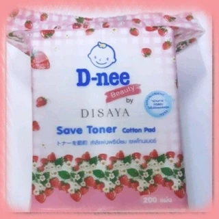 D-nee ดีนี่ สำลีแผ่น เช็ดเครื่องสำอาง เช็ดโทนเนอร์