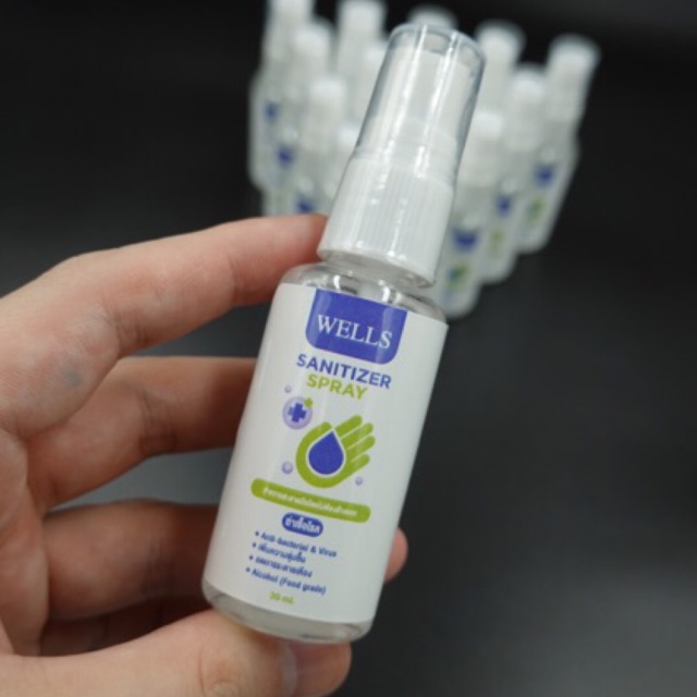 🔥SALE🔥 สเปรย์แอลกอฮอล์พกพา WELLS THAILAND