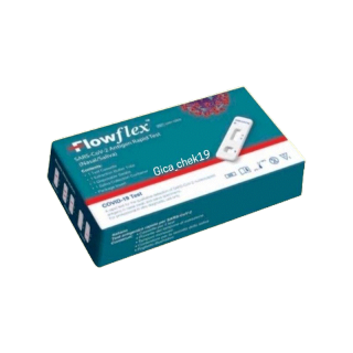 Flowflex 2in1 Saliva&Nasal Swab ATK น้ำลาย/จมูก ชุดตรวจโควิด ตรวจโอมิครอนได้ดีที่สุด Covid-19 Antigentest