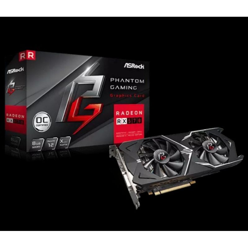 Phantom Gaming X Radeon RX570 8G OC มือสอง