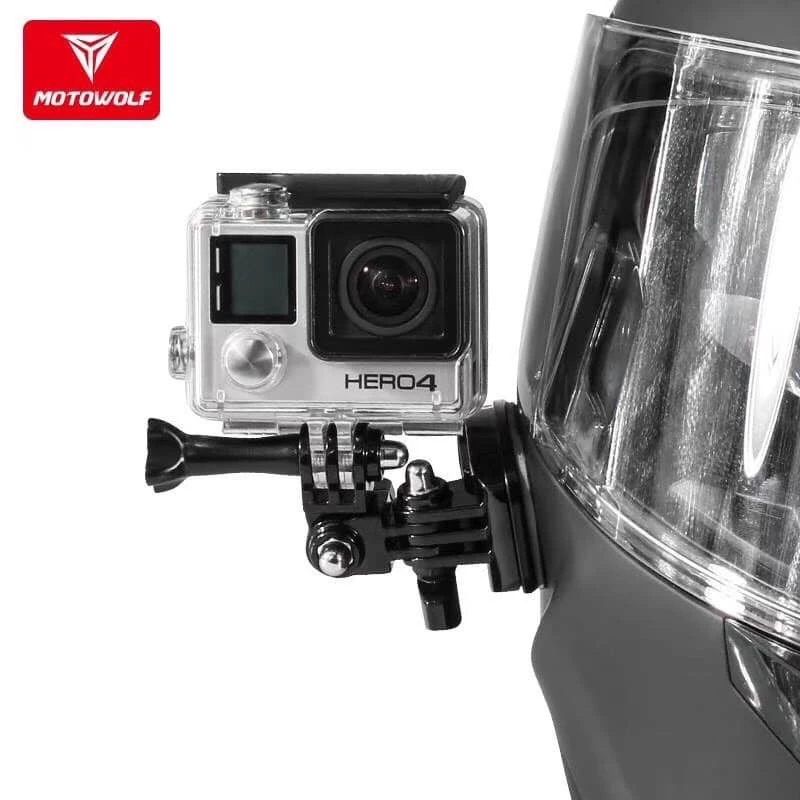 ที่ยึดกล้อง Action cam กล้อง Gopro ติดหมวกกันน็อค Motowolf Helmet Camera MDL3520 thumbnail 8