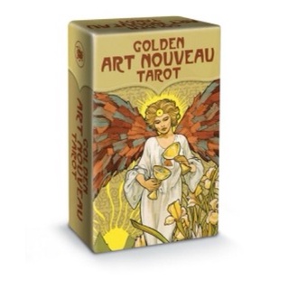 ไพ่ทาโร่ต์ golden art nouveau tarot  mini แท้ ไพ่ยิปซี ไพ่ทาโร่ รับประกันของแท้ ใหม่ ไม่แกะซีล