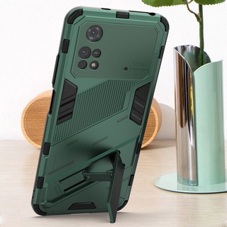 เคสโทรศัพท์มือถือ ป้องกันเลนส์ กันกระแทก สไตล์พังก์ สําหรับ Xiaomi Poco M4 PRO 4G