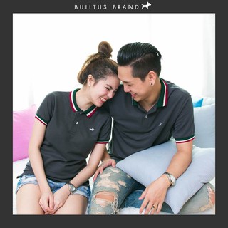 เสื้อโปโลสีเทา เสื้อโปโล Bulltus เสื้อคู่รัก เสื้อคู่ ชุดคู่รัก โปโลผู้หญิง โปโลชาย เสื้อชาย เสื้อหญิง