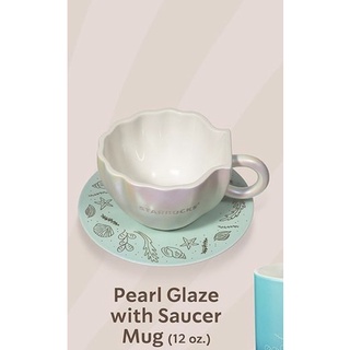 Starbucks Pearl Glaze with Saucer Mug (12oz.)