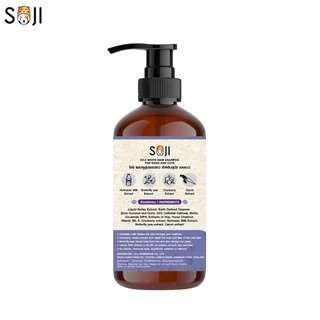 ใหม่‼️⭐️ขนขาว⭐️ SOJI แชมพูสูตรขนขาว เป็นพิเศษ สุนัข และแมว White hair shampoo ขจัดคราบเหลือง/คราบหมอง ไม่ใช้สารฟอกขาว