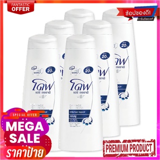 โดฟ แชมพู อินเทนซ์ รีแพร์ 70 มล. x 6 ขวดDove Intense Repair Shampoo 70 ml x 6 Bottles