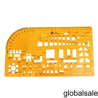 [Global] Model Ruler Scale No 4355 Building Furniture Drawing Template for Construction Furniture