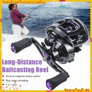 AF2000 รอกตกปลา Fishing Reel Ultra-Light  รอกตกปลาอัตราทดเกียร์ 7.2: 1แรงลากสูงสุด8 กิโลกรัม