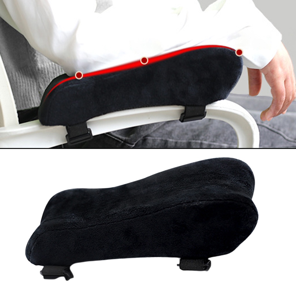 Thicken Memory Foam เก้าอี้เล่นเกม Armrest Pad เก้าอี้สํานักงาน