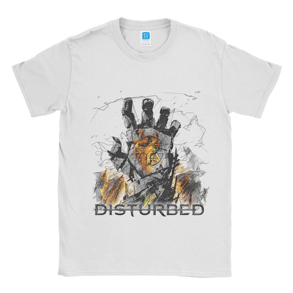 เสื้อยืดวง Disturbed Hands