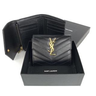 YSL Tri-fold wallet ของแท้100% [ส่งฟรี]