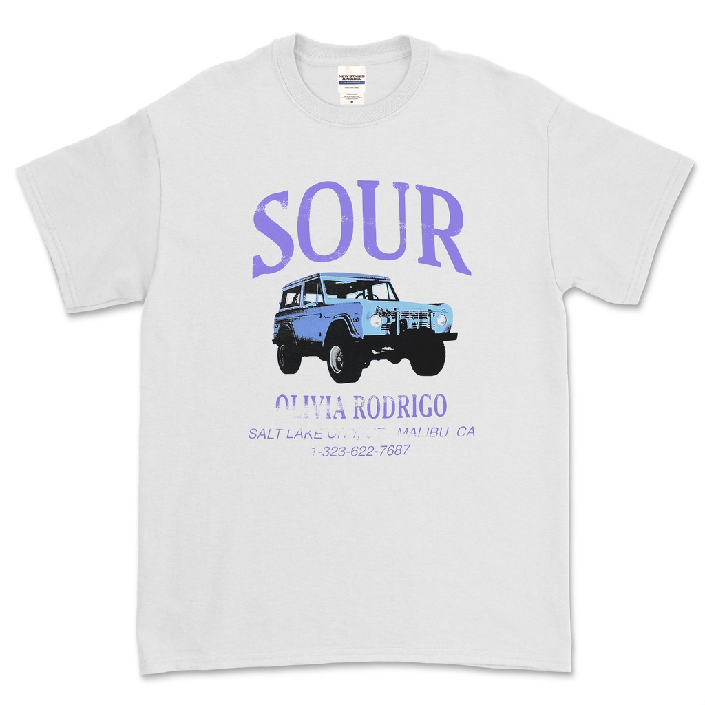 OLIVIA RODRIGO - เสื้อยืด SOUR CAR