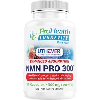 (Pre order) ProHealth Longevity, NMN Pro 300 / NMN Pro500, Enhanced Absorption, 60 Capsules