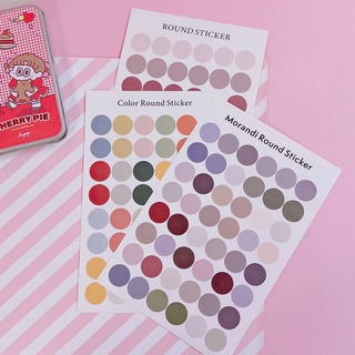 สติ๊กเกอร์ลายจุดขนาดเล็กสําหรับตกแต่งโทรศัพท์มือถือ 48 ชิ้น/ชุด