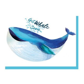 การ์ดอวยพร Get Well Soon BE WHALE