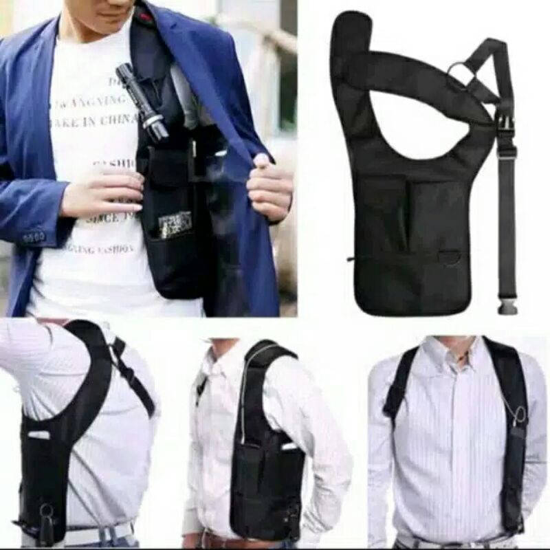 Hp Mens Gadget Bag กระเป๋าสะพายผู้ชาย กระเป๋าโทรศัพท์มือถือผู้ชาย Premium FBI Gadget Bag
