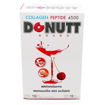 (แท้) Donutt Collagen Peptide 4500 Mg.15ซองโดนัทคอลลาเจน