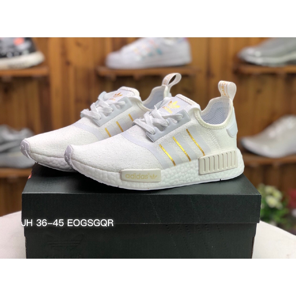 ของแท้ 100% Adidas Boost NMD R1 V2 Two รองเท้าวิ่งระบายอากาศ รองเท้า ...