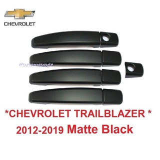 ครอบมือจับประตู Chevrolet Trailblazer 2012 - 2019 ดำด้าน เชฟโรเลต เทรลเบลเซอร์ ครอบมือดึง ครอบมือเปิด ประตู ที่ดึงประตู