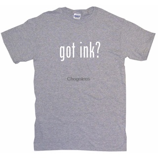 เสื้อยืดผ้าฝ้ายพิมพ์ลายขายดี เสื้อยืด พิมพ์ลาย Got Ink สําหรับผู้ชาย