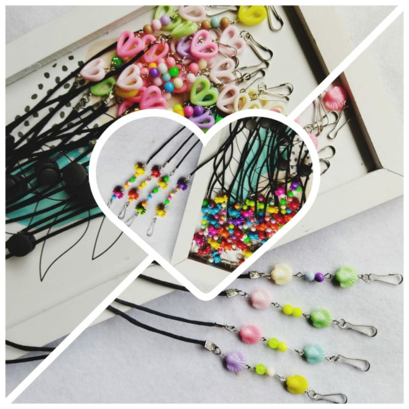 2 in 1 สายรัดหน้ากากสายรัดหน้ากากสร้อยคอหน้ากากเชื่อมต่อฮิญาบยืดหยุ่น N3V COL