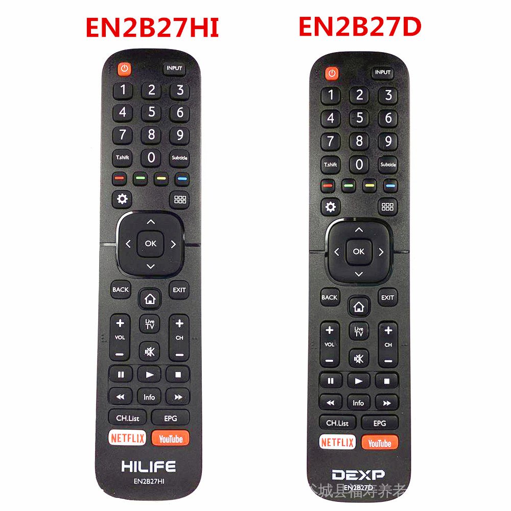 EN2B27D EN2B27HI รีโมทคอนโทรลใหม่สําหรับ Hisense HILIFE DEXP LCD สมาร์ททีวีพร้อม NETFLIX YouTube App