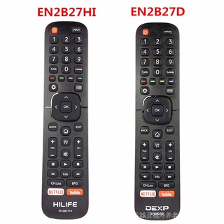 ใหม่ ของแท้ รีโมตคอนโทรล EN2B27D EN2B27HI สําหรับสมาร์ททีวี Hisense HILIFE DEXP LCD พร้อมแอพ NETFLIX YouTube Fernbedienung