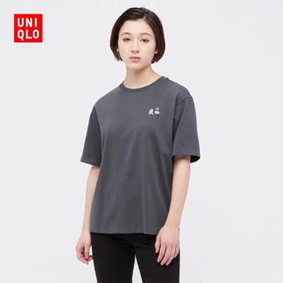 Uniqlo POP MART UT เสื้อยืดลําลอง แขนสั้น พิมพ์ลาย สําหรับผู้ชาย ผู้หญิง449367