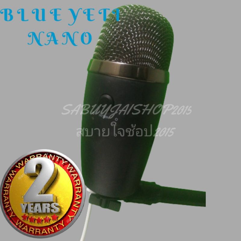 ขาดขาNologoไมโครโฟนBLUE YETI NANOสำหรับการสตรีมมิ่งและการบันทึกเสียงในขนาดที่กะทัดรัดมากขึ้นสำหรับเค