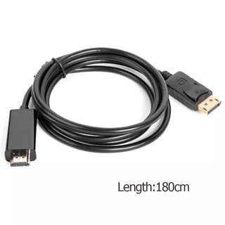 (DP to HDMI Adapter) Cable Cord Display Port to HDMI Cable 1080P Video Connector