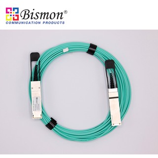 100G QSFP28 Breakout AOC Cable OM3 50/125um (10 เมตร) - BISMON