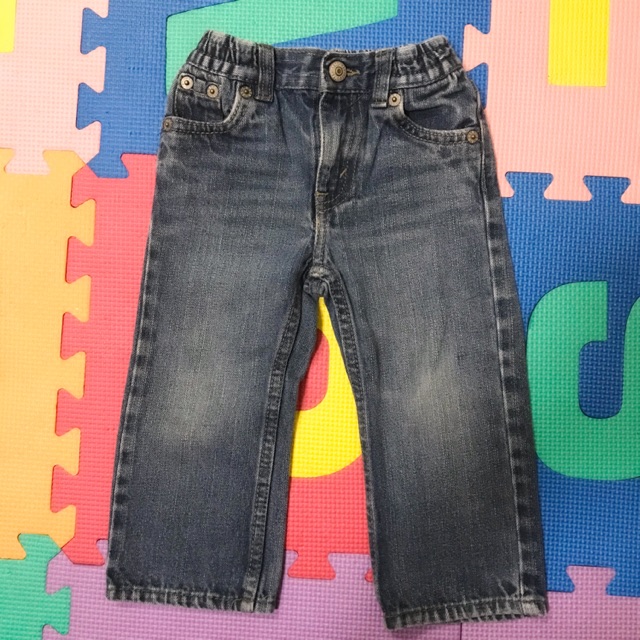 กางเกงยีนส์ขายาวเอวยางยืดเด็ก แบรนด์Levi514 ’sแท้