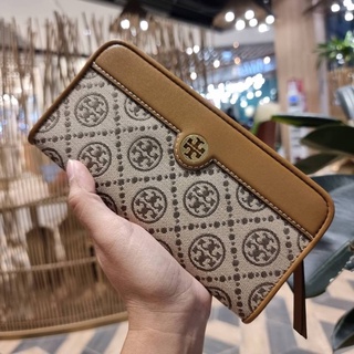 TORY BURCH T MONOGRAM JACQUARD SLIM WALLET