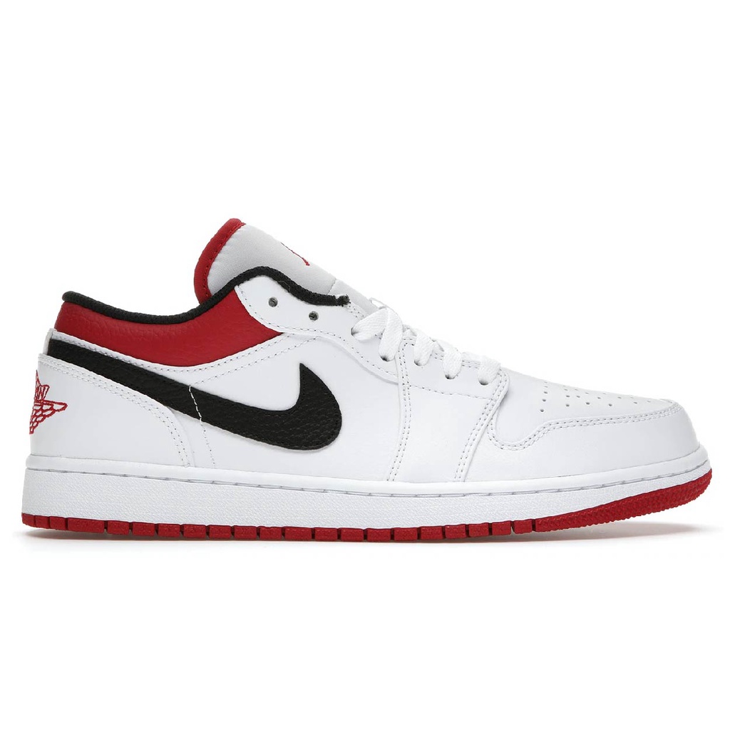 Nike Jordan 1 Low White University Red Black